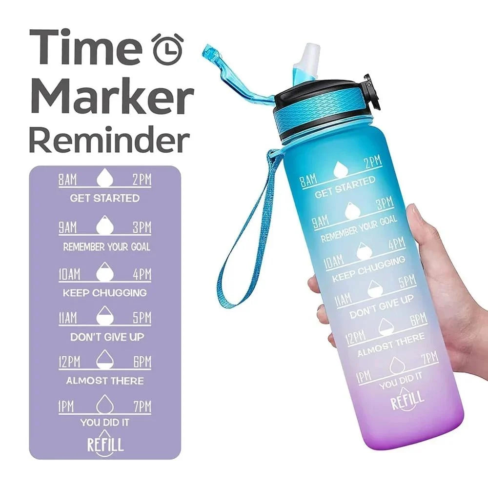 Blendora™ FlowSip Time-Marker Bottle